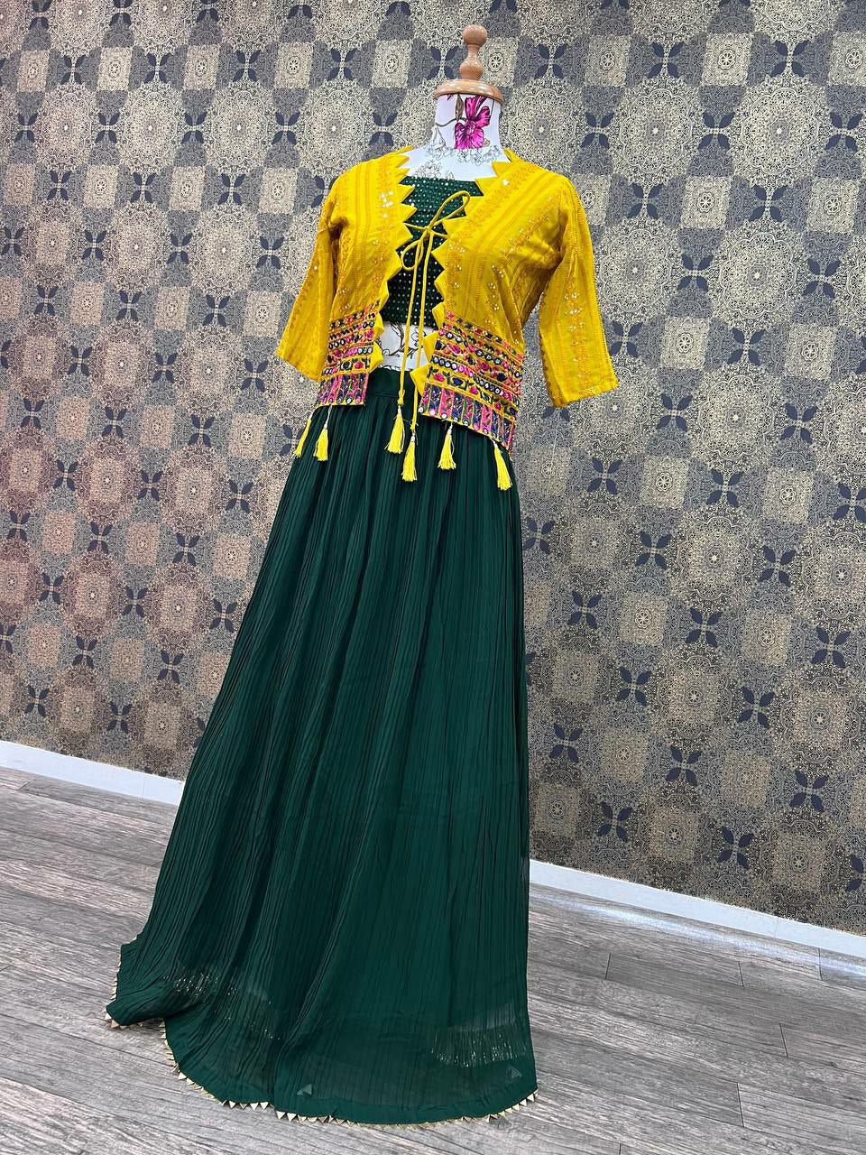 Designer Long Dress Party Wear Gown With Jacket
