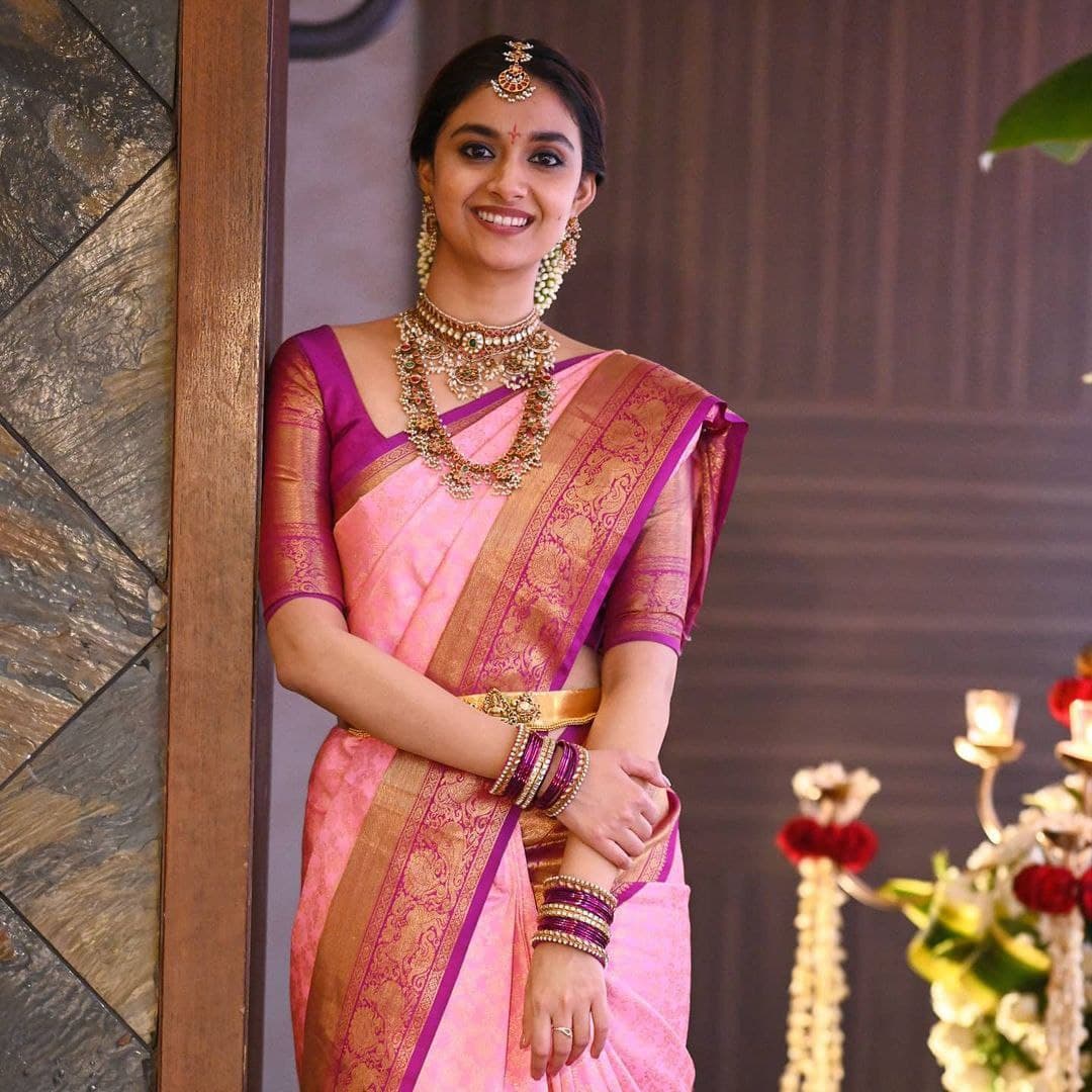 Rani Colour Beautiful Banarasi Soft Silk Saree