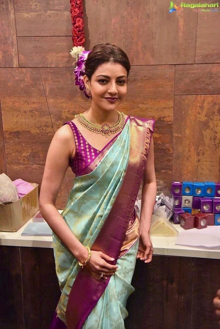 Blue Pure Silk Kanjeevaram Saree for Women