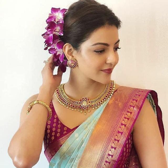 Blue Pure Silk Kanjeevaram Saree for Women