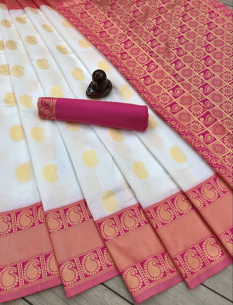 South Indian Banarasi Saree For Wedding