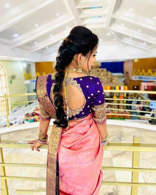 Bollywood Beautiful pink saree for women