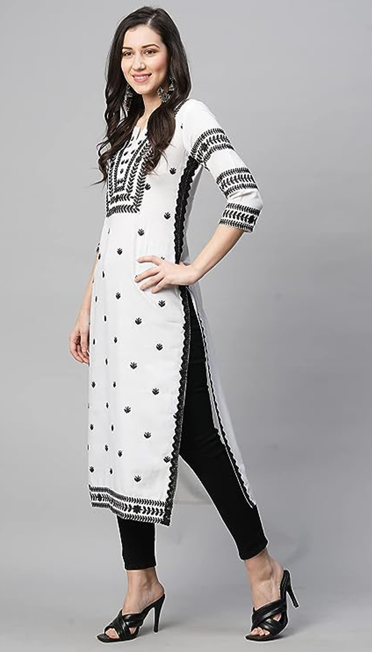 Rooprekha White Kurta