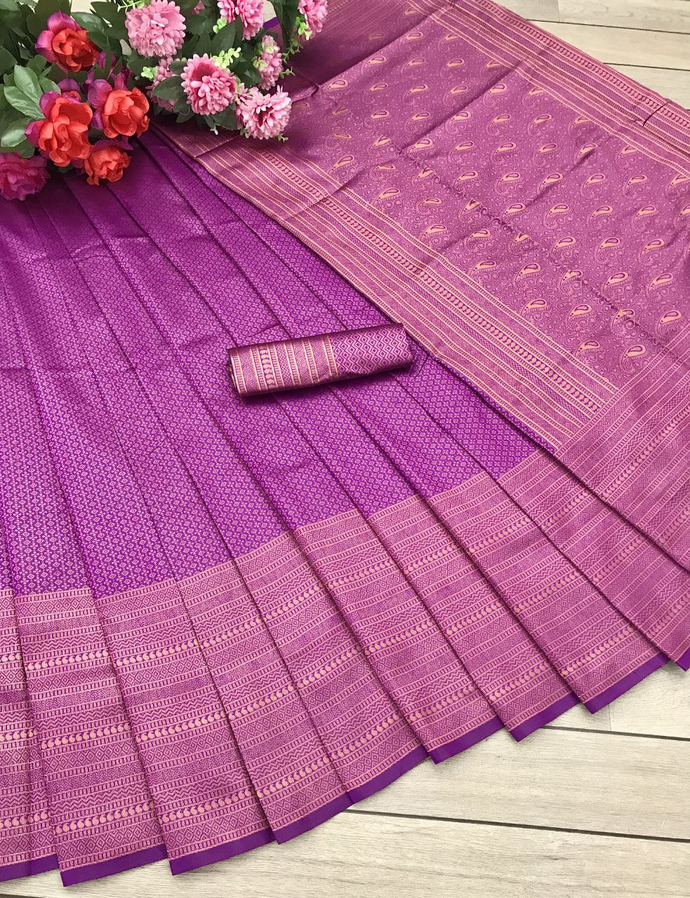 Pure Silk Kanjivarm sari for women