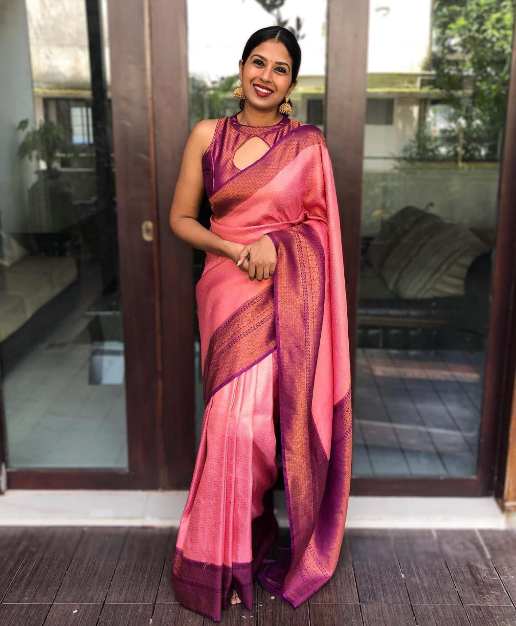 Pure Silk Kanjivarm Kanchipuram saree for women