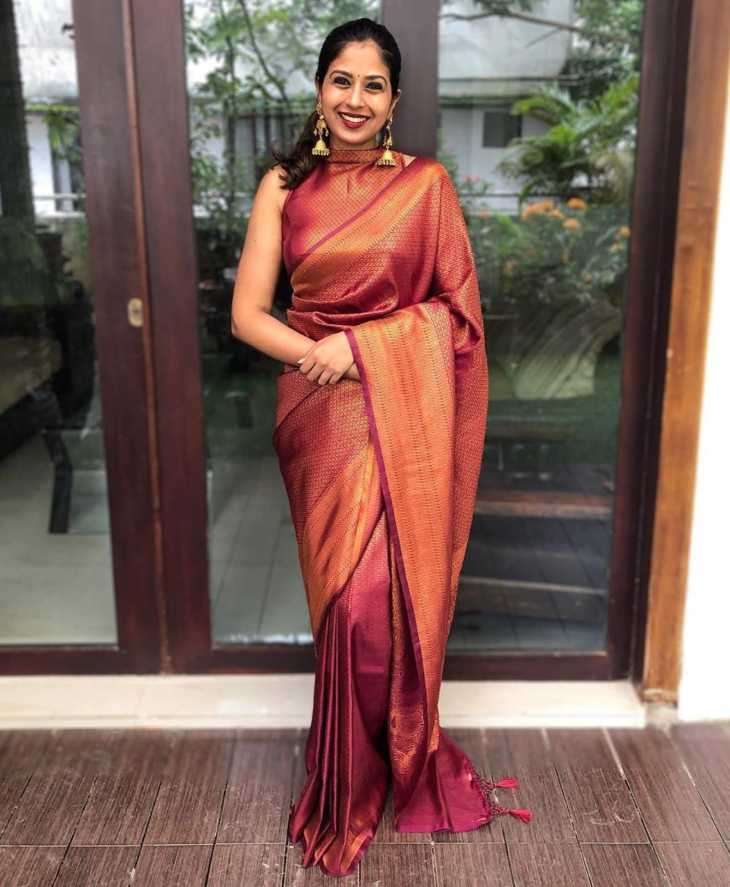 Kanjivaram Pure Silk Saree latest Rooprekha
