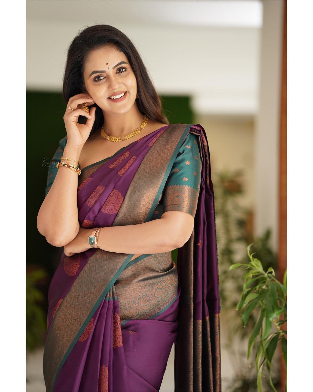 Pure Silk Kanjivarm Kanchipuram saree for women