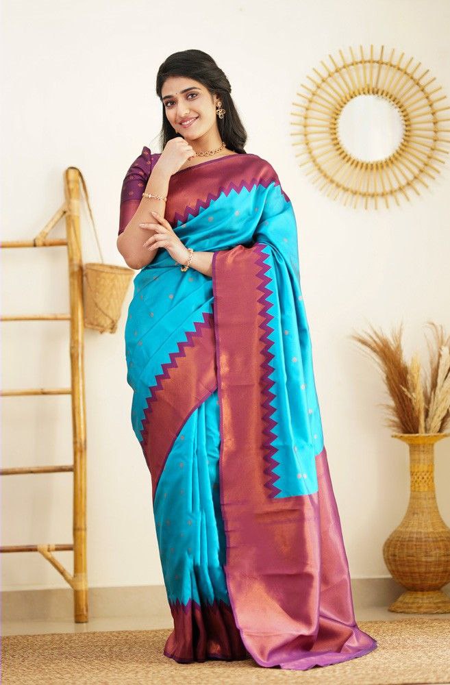 Pure Silk Kanjivaram Saree kanhcipuram latest collection with Designer  Blouse – rooprekha