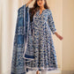 Cotton Printed Anarkali Kurta With Palazzo & Dupatta Set Best Seller