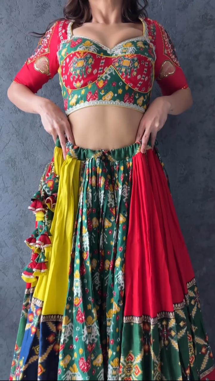 Royal Yellow  Lehenga Choli With 6 Meter Flair