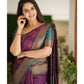 Banarasi Soft Silk Saree With Unstitched Blouse For Women