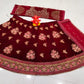 Bridal Red Lehenga Choli With Blouse For Wedding Wear