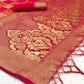 Banarasi Red Traditional Silk Sari For Women