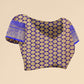 Radiant Pink Banarasi Silk Saree with Royal Blue Zari Woven Border