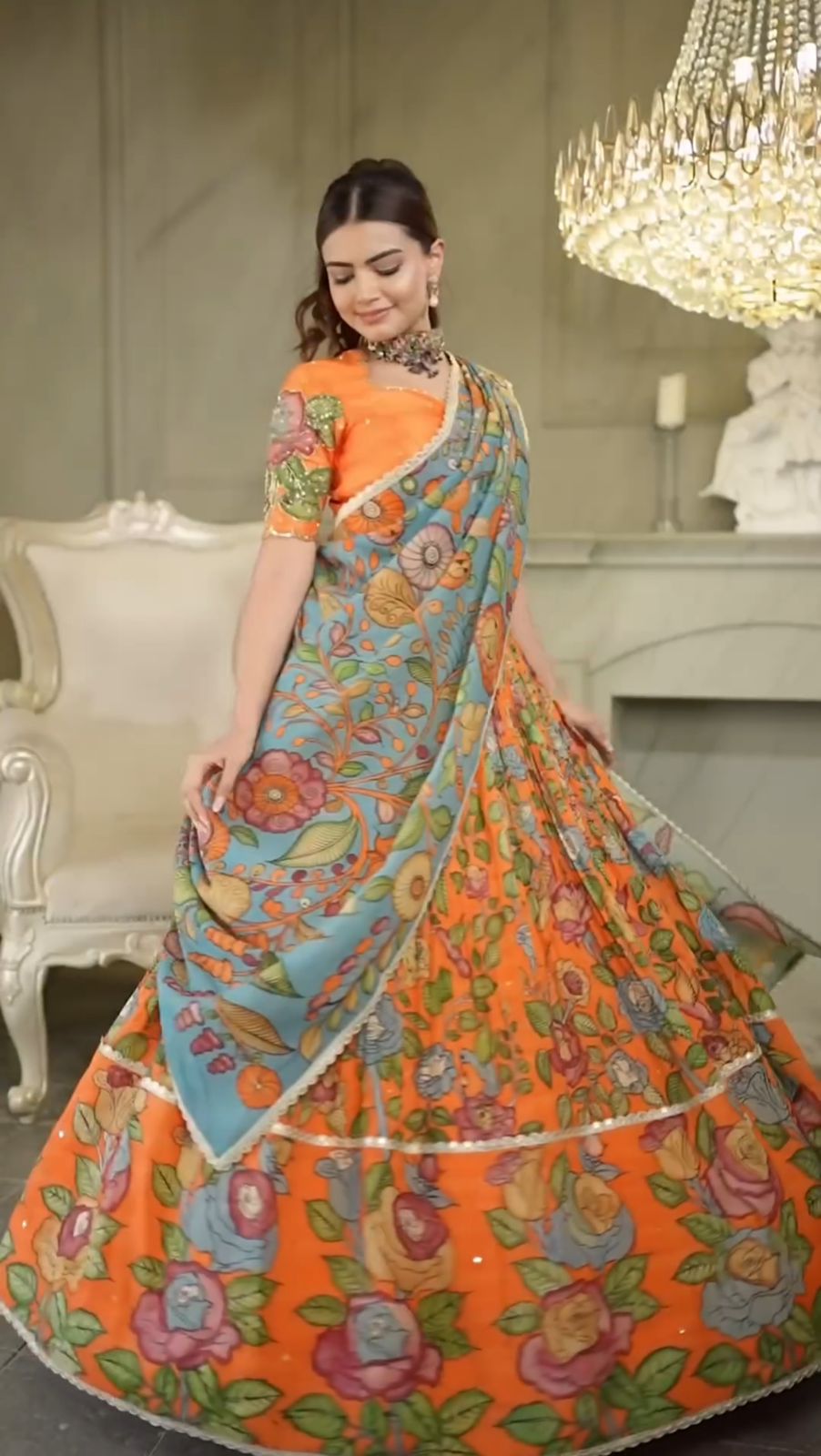 kalamakri lehenga choli