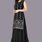 Black Designer Georgette Lehenga Kurta For Women