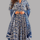 Cotton Printed Anarkali Kurta With Palazzo & Dupatta Set Best Seller