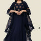 Ethnic Navy Blue Top With Dupatta For Women