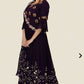 Ethnic Navy Blue Top With Dupatta For Women