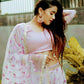 Partywear Baby Pink Lehenga choli with Blouse Dupatta