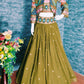 Georgette Fabric Multicolor Lehenga Choli With Jacket