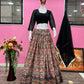 Indian Black Lehenga Choli With Dupatta For Wedding Wear