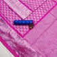 Classic Pink Kanjeevaram Silk Saree For Women