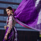 Purple Soft Silk Saree With Rich Pallu And Blouse