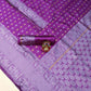 Purple Soft Silk Saree With Rich Pallu And Blouse