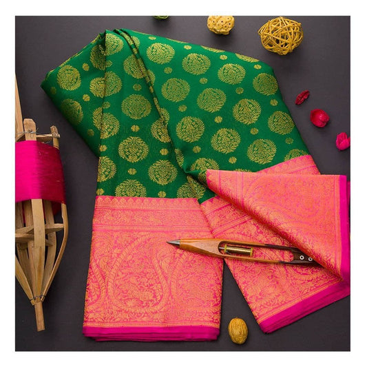 Green Kanjivaram Pure Silk Saree