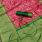 Wedding Dark Pink Pure Soft Banarasi Silk Saree With Blouse