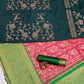 Wedding Dark Pink Pure Soft Banarasi Silk Saree With Blouse