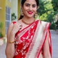 Bollywood latest Red Pure Soft Silk Saree