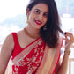 Bollywood latest Red Pure Soft Silk Saree