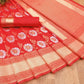 Bollywood latest Red Pure Soft Silk Saree