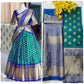 Blue Silk Zari Lehenga With Blouse And Silk Duppta