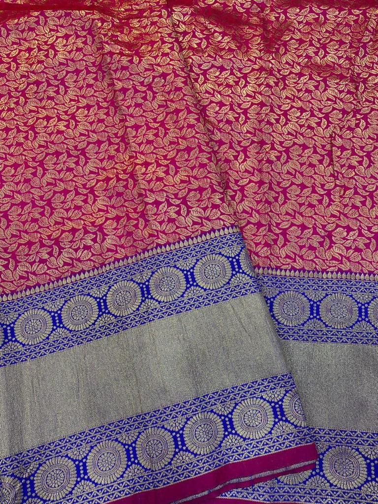 South Indian Pure Silk Royal Blue Lehenga Choli