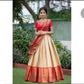 Weddding wear Pure Silk Half Saree Lehenga With Blouse