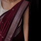 Party Wear Purple Color Silk Saree With Blouse For Women