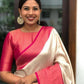 Wedding Silk Kanjivaram Banarasi Saree With Blouse