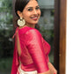 Wedding Silk Kanjivaram Banarasi Saree With Blouse