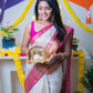 South Indian Banarasi Saree For Wedding
