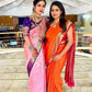 Bollywood Beautiful pink saree for women