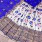 Pattu silk half saree lehenga choli with Blouse