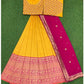 Yellow Silk Zari Lehenga With Blouse And Silk Duppta