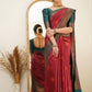 Function wear Red And Green Banarasi Silk Saree For Women