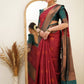 Function wear Red And Green Banarasi Silk Saree For Women