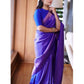 Designer Blue Banarasi Pure Silk Saree