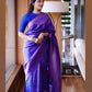 Designer Blue Banarasi Pure Silk Saree