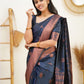 NavyBlue Colour Jari Design Kanjivaram Silk Saree For Women